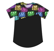 Load image into Gallery viewer, Juniper's Neon Kitties Kids' Relaxed Tee