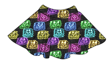 Load image into Gallery viewer, Juniper's Neon Kitties Ladies' Circle Skirt