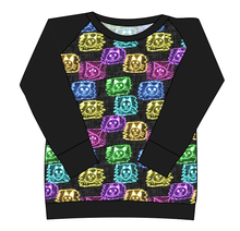 Load image into Gallery viewer, Juniper's Neon Kitties Ladies' Classic Crewneck