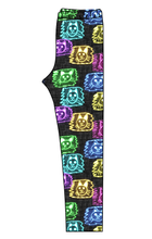 Load image into Gallery viewer, Juniper's Neon Kitties Ladies' Lounge Leggings