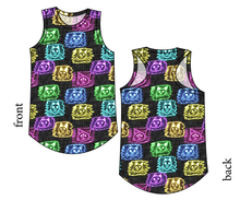 Load image into Gallery viewer, Juniper's Neon Kitties Ladies' Summer Tank
