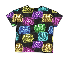 Load image into Gallery viewer, Juniper's Neon Kitties Oversized Tee