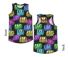 Load image into Gallery viewer, Juniper's Neon Kitties Summer Tank