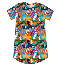Load image into Gallery viewer, Meow Mix Ladies' T-Shirt Dress