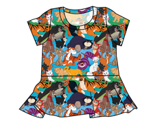 Load image into Gallery viewer, Meow Mix Peplum Top