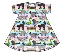 Load image into Gallery viewer, Hissing Booth Basic T-Shirt Dress