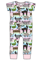 Load image into Gallery viewer, Hissing Booth Bennett Pants and Shorts Length T-Shirt Romper