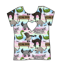 Load image into Gallery viewer, Hissing Booth Cambria Heart Back Tee