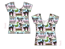Load image into Gallery viewer, Hissing Booth Ladies' Low Back Ballerina Tee