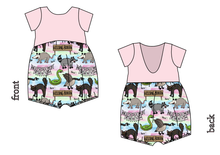 Load image into Gallery viewer, Hissing Booth Low Back Romper and Bubble Romper