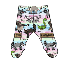 Load image into Gallery viewer, Hissing Booth Newborn Footed Pants