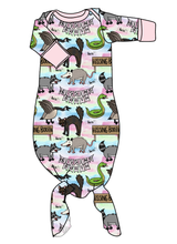 Load image into Gallery viewer, Hissing Booth Newborn Knotted Gown