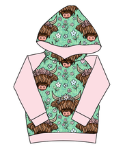 Load image into Gallery viewer, Highland Cows Classic Hoodie (or Crewneck)