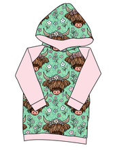 Load image into Gallery viewer, Highland Cows Classic Hoodie (or Crewneck)