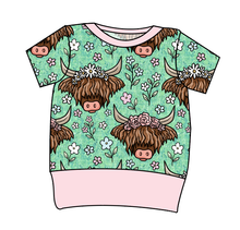 Load image into Gallery viewer, Highland Cows Grow With Me Tee