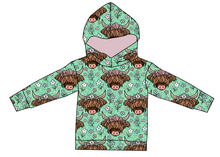 Load image into Gallery viewer, Highland Cows Ladies Oversized Hoodie