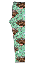 Load image into Gallery viewer, Highland Cows Ladies' Lounge Leggings
