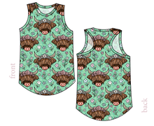 Load image into Gallery viewer, Highland Cows Ladies' Summer Tank