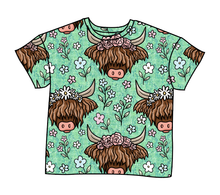 Load image into Gallery viewer, Highland Cows Oversized Tee