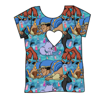 Load image into Gallery viewer, Groovy Crew Cambria Heart Back Tee