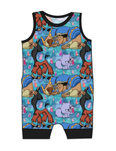 Load image into Gallery viewer, Groovy Crew Emmett Pants And Shorts T-Shirt Romper