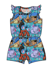 Load image into Gallery viewer, Groovy Crew Ivy Summer Romper