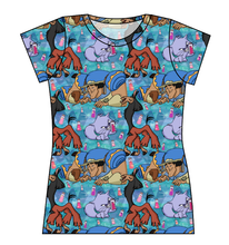 Load image into Gallery viewer, Groovy Crew Ladies' Basic Tee