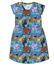 Load image into Gallery viewer, Groovy Crew Ladies' Play Dress
