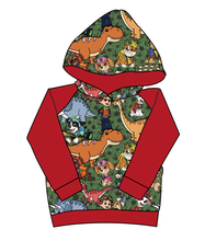 Load image into Gallery viewer, Dino Pups Classic Hoodie (or Crewneck)