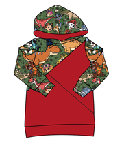 Load image into Gallery viewer, Dino Pups Classic Hoodie (or Crewneck)