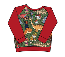 Load image into Gallery viewer, Dino Pups Classic Hoodie (or Crewneck)