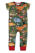 Load image into Gallery viewer, Dino Pups Emmett Pants And Shorts T-Shirt Romper