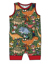 Load image into Gallery viewer, Dino Pups Emmett Pants And Shorts T-Shirt Romper