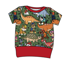 Load image into Gallery viewer, Dino Pups Grow With Me Tee