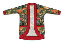 Load image into Gallery viewer, Dino Pups Ladies' Cocoon Cardigan