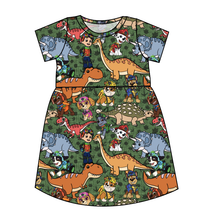Load image into Gallery viewer, Dino Pups Play Dress