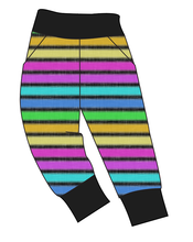 Load image into Gallery viewer, Bright Light Stripes Basic Joggers And Jogger Shorts