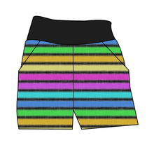 Load image into Gallery viewer, Bright Light Stripes Basic Joggers And Jogger Shorts