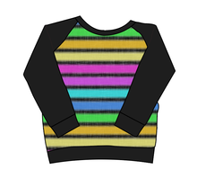 Load image into Gallery viewer, Bright Light Stripes Classic Hoodie (or Crewneck)