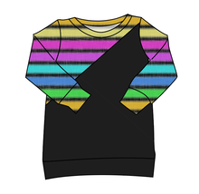 Load image into Gallery viewer, Bright Light Stripes Classic Hoodie (or Crewneck)