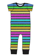 Load image into Gallery viewer, Bright Light Stripes Emmett Pants And Shorts T-Shirt Romper