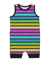 Load image into Gallery viewer, Bright Light Stripes Emmett Pants And Shorts T-Shirt Romper