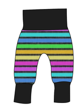Load image into Gallery viewer, Bright Light Stripes Grow With Me Pants And Shorts