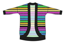 Load image into Gallery viewer, Bright Light Stripes Kids Cocoon Cardigan