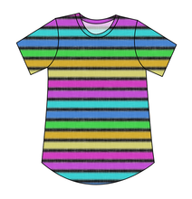 Load image into Gallery viewer, Bright Light Stripes Kids' Relaxed Tee