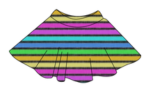Load image into Gallery viewer, Bright Light Stripes Ladies' Circle Skirt