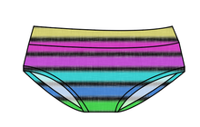 Load image into Gallery viewer, Bright Light Stripes Ladies' Underwear