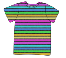 Load image into Gallery viewer, Bright Light Stripes Mens' Tee