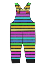 Load image into Gallery viewer, Bright Light Stripes Overalls and Shortalls