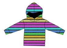 Load image into Gallery viewer, Bright Light Stripes Oversized Hoodie